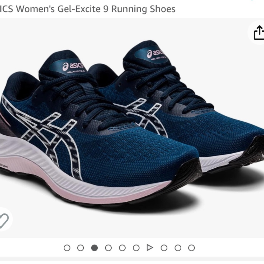 ASICS size 7 blue nwt